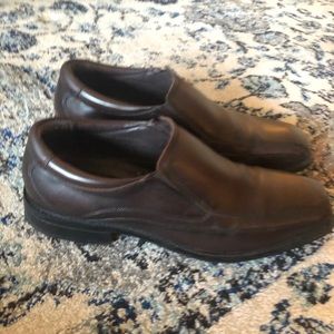 Mens dockers franchise mahogany dress loafers,11.5